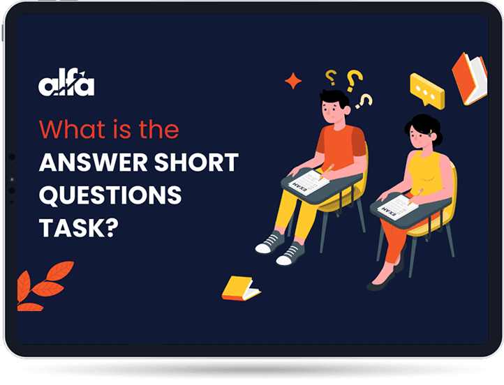 PTE Answer Short Questions task