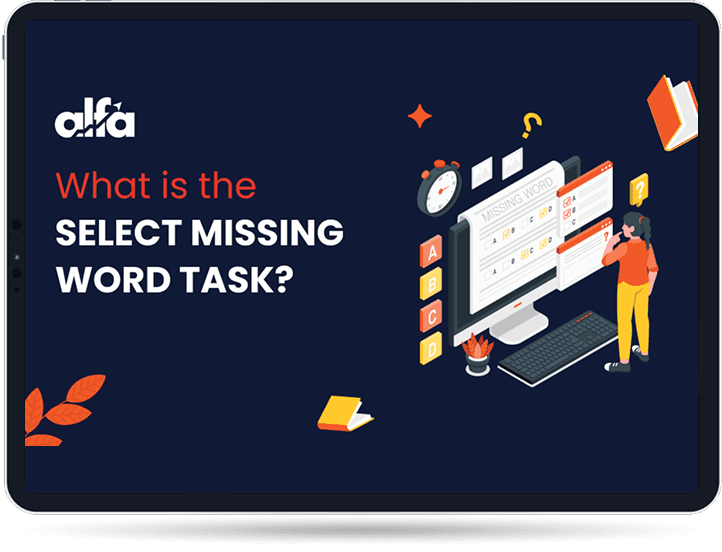 PTE Select Missing Word task