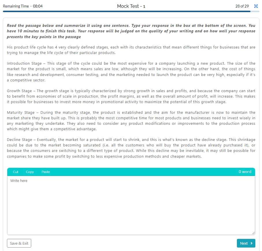 summarize-written-text