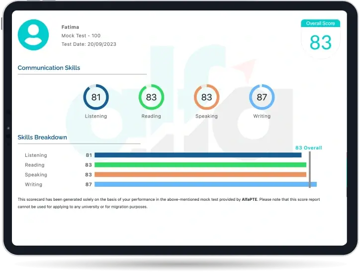 PTE mock test pricing plans promotional video