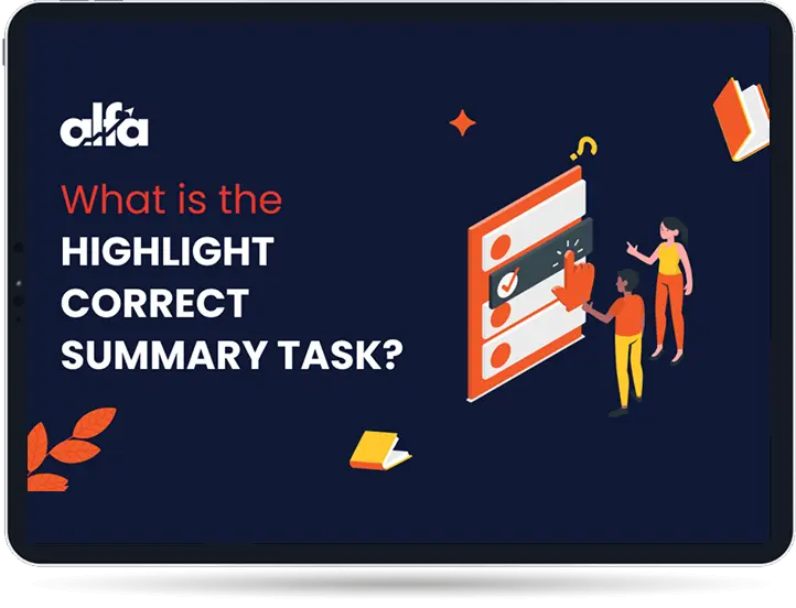 What is the PTE Highlight Correct Summary Task? PTE Highlight Correct Summary task