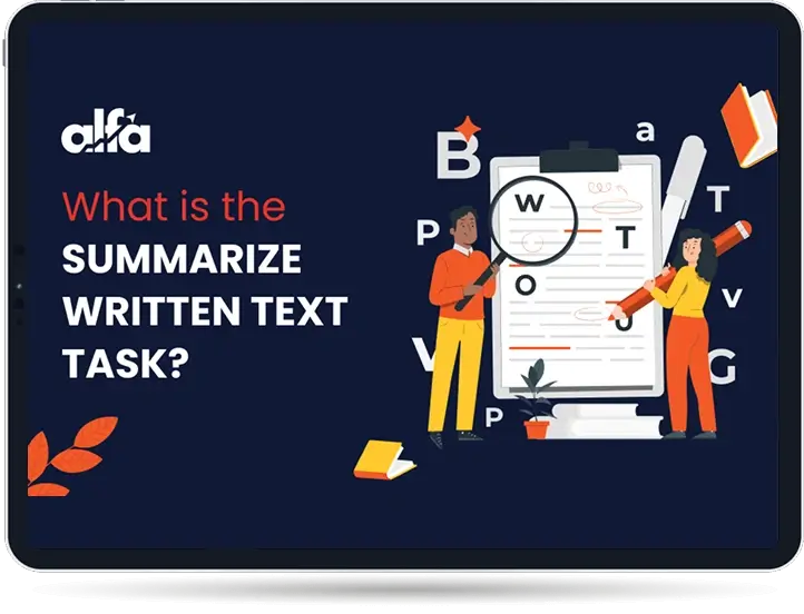 What is the PTE Summarize Written Text Task PTE Summarize Written Text task