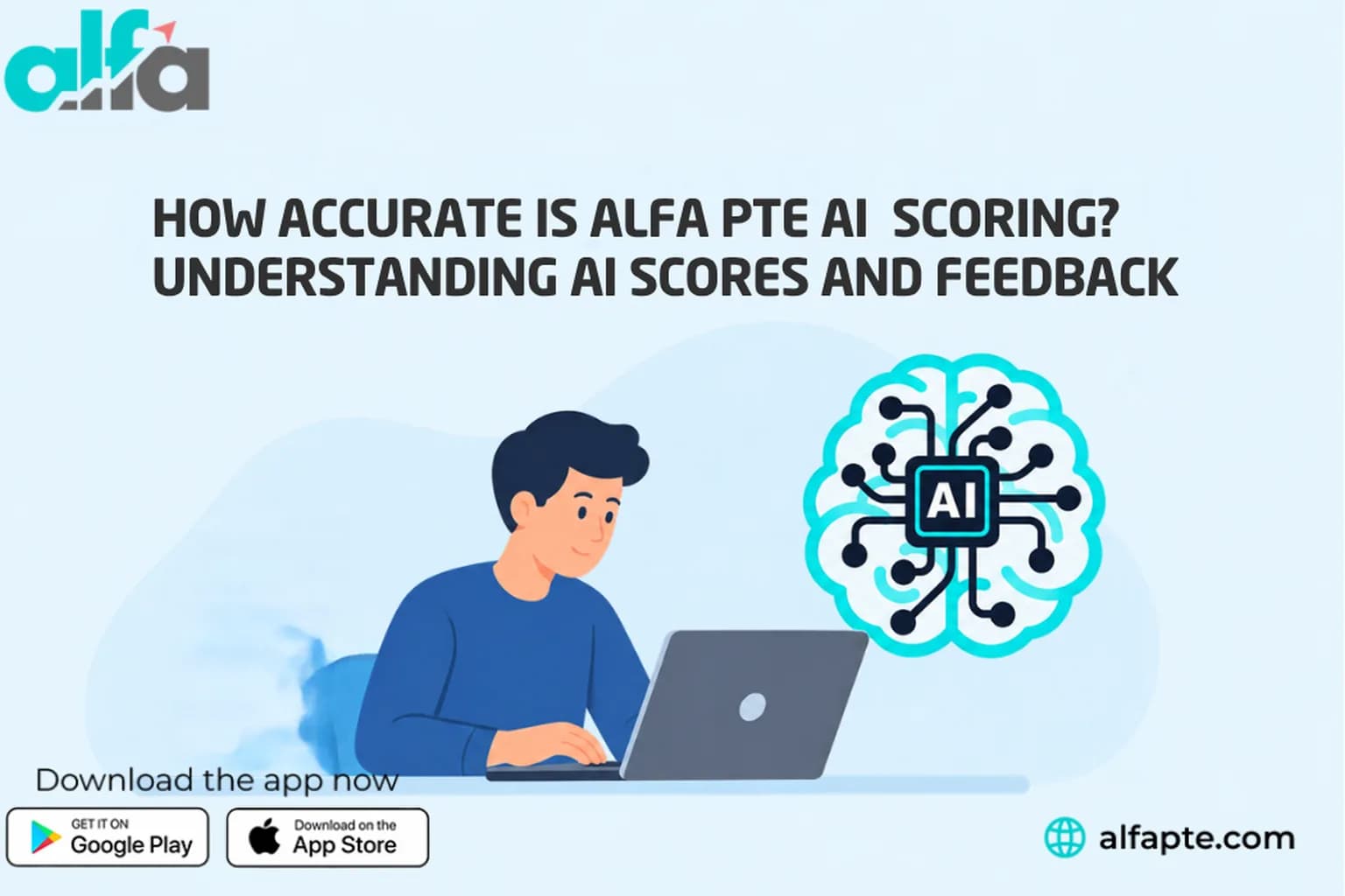 Alfa PTE AI Scoring accuracy Alfa PTE AI Scoring accuracy