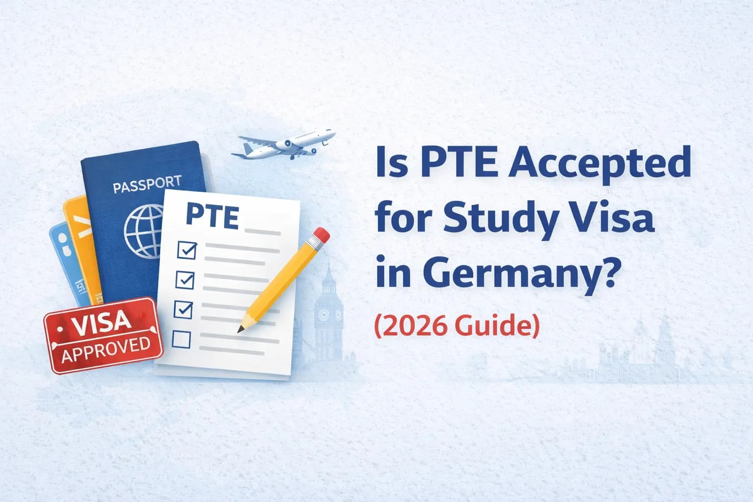 Is PTE Accepted for Study Visa in Germany