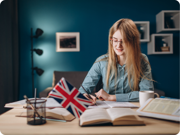 Student studying for PTE Academic to apply for universities and immigration in New Zealand