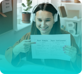 Student learning about PTE Academic exam for university admission and academic English assessment