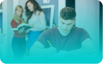 Students preparing for PTE Academic UKVI exam required for UK study and visa applications